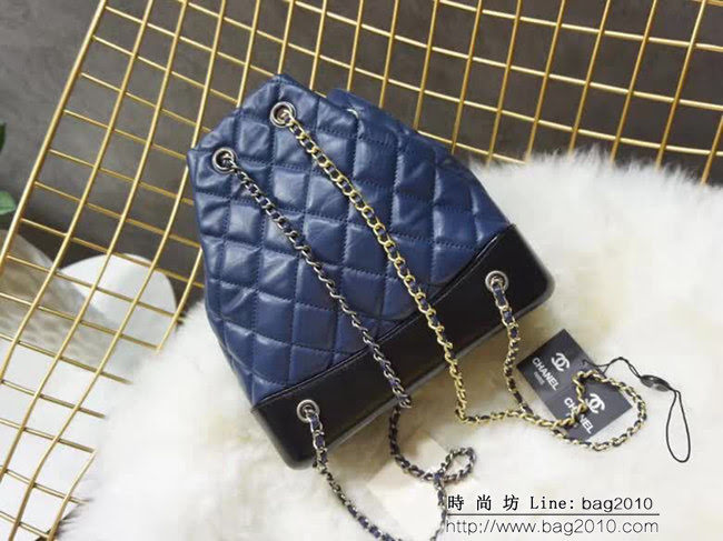 香奈兒CHANELChane Gabrielle2018新款雙肩背囊款流浪背包 DSC1356